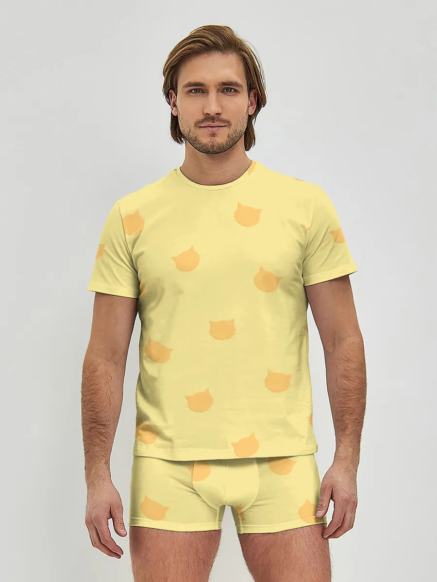 Мужские трусы с футболкой / Кошки