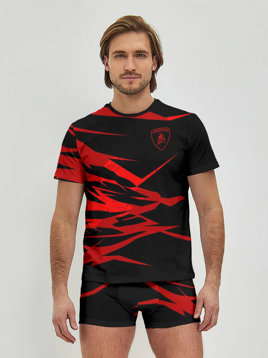 Мужские трусы с футболкой / Lamborghini