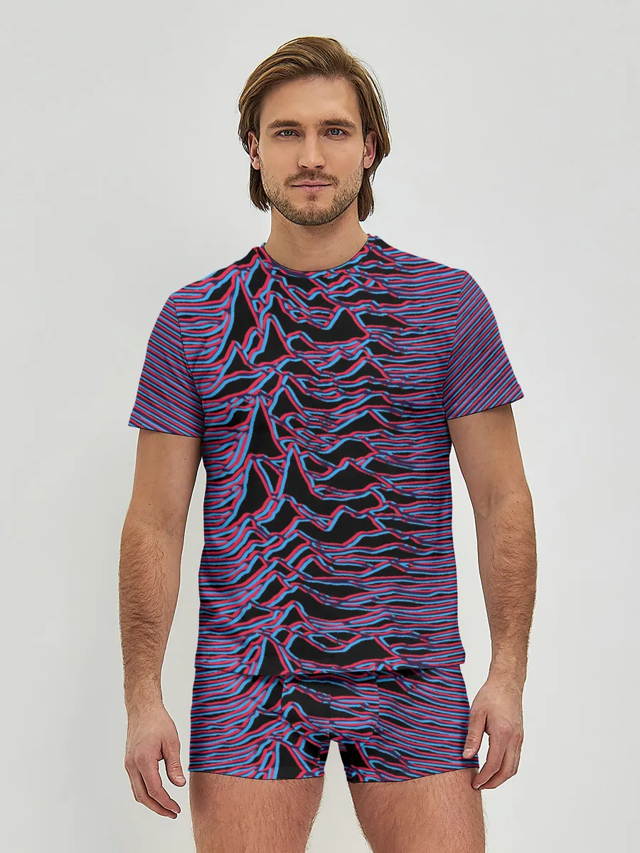 Мужские трусы с футболкой / Joy Division Glitch