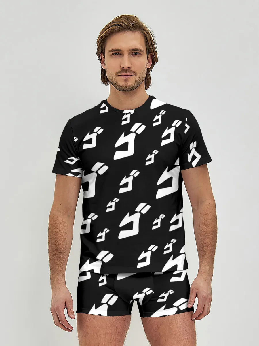 Мужские трусы с футболкой / Паттерн ДжоДжо ЧБ