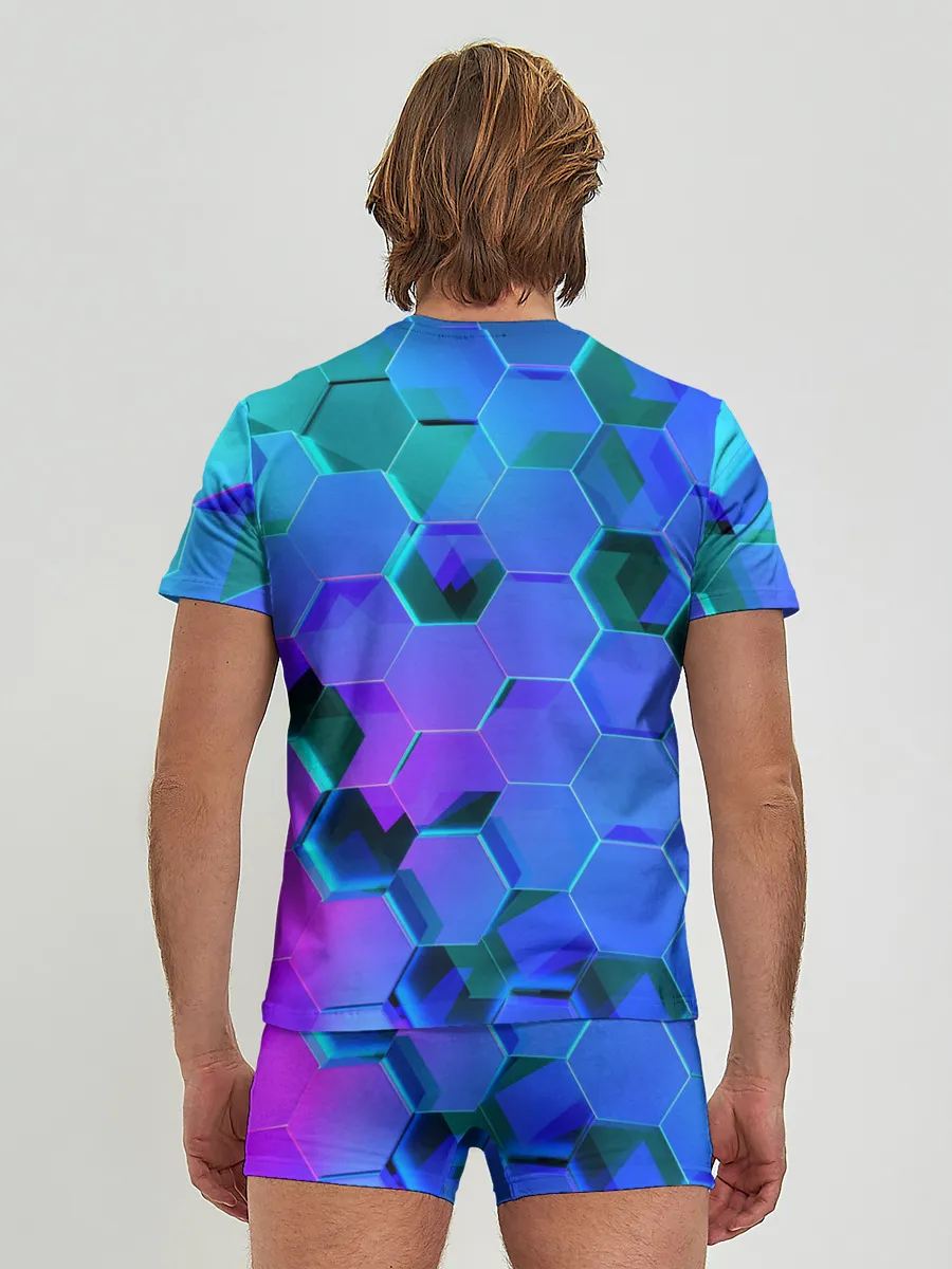 Мужские трусы с футболкой / Geometry