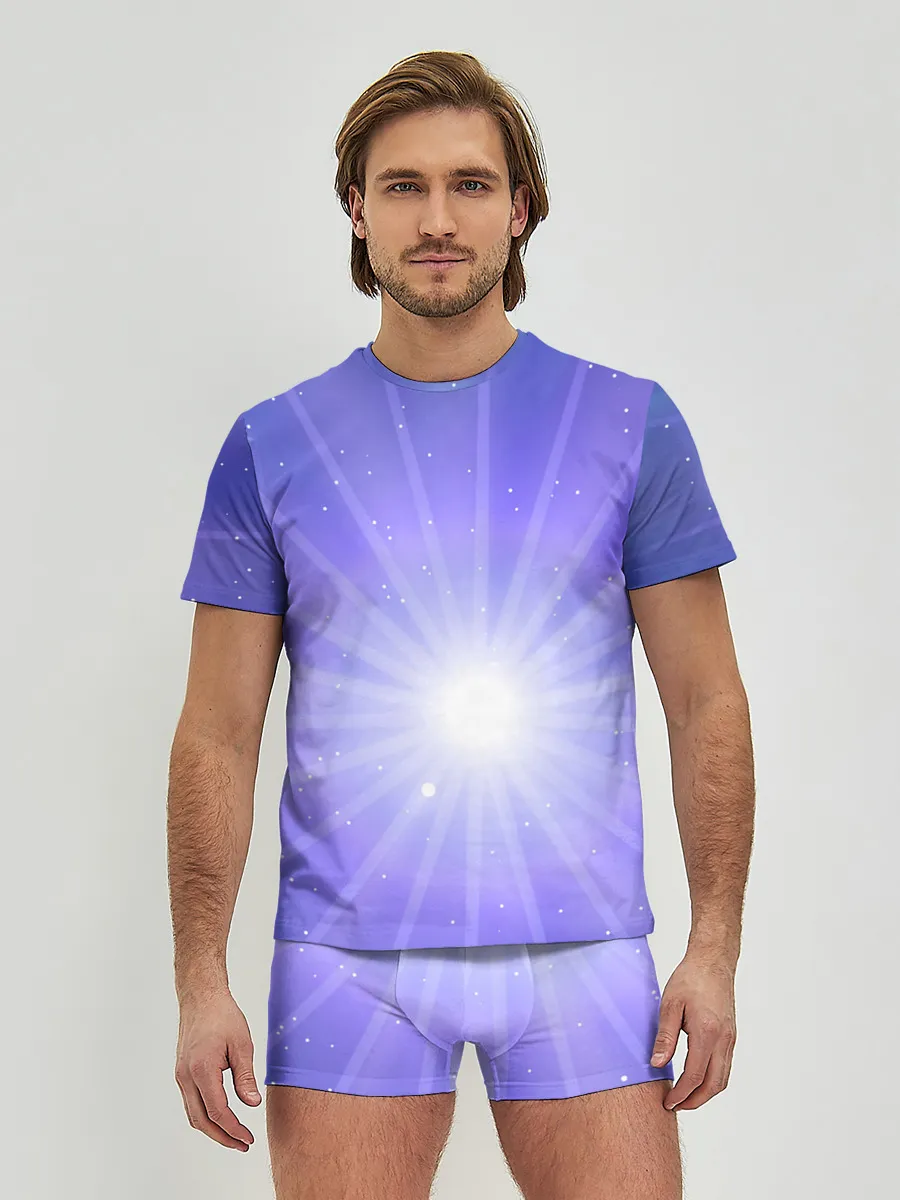 Мужские трусы с футболкой / Космос