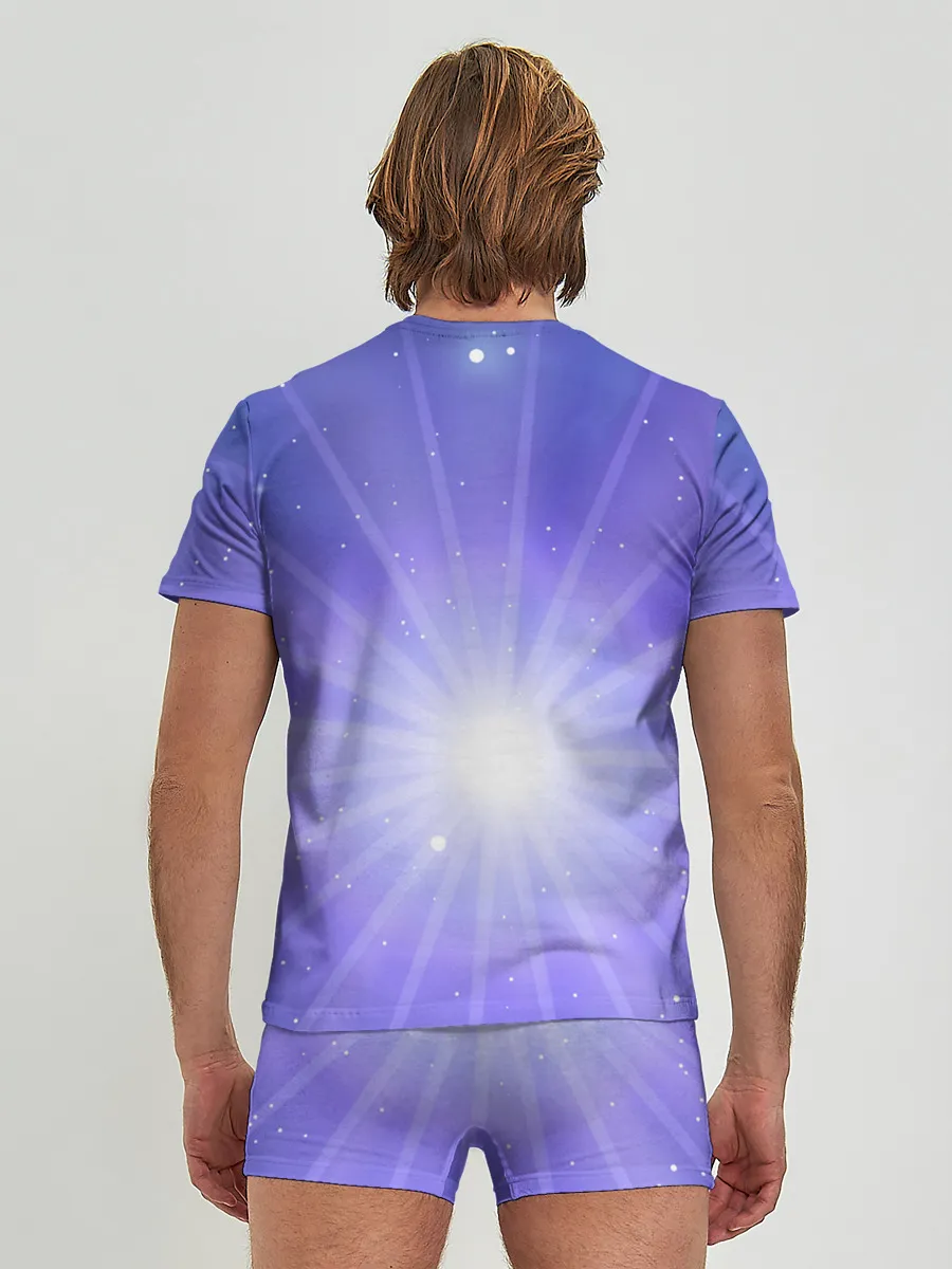 Мужские трусы с футболкой / Космос