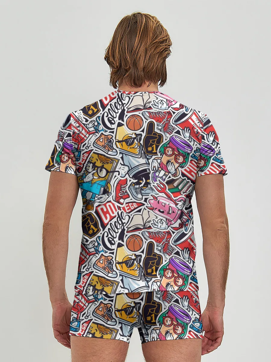 Мужские трусы с футболкой / MIX