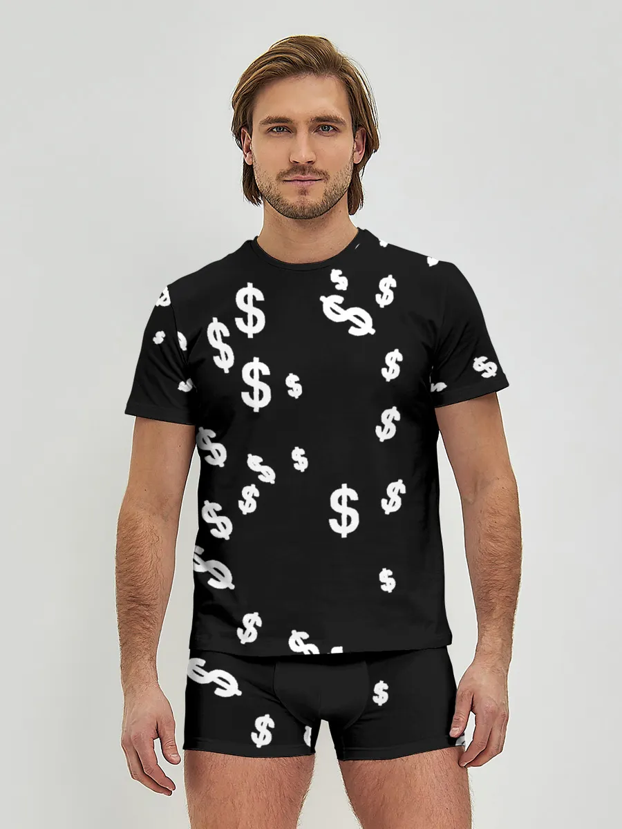 Мужские трусы с футболкой / Доллар