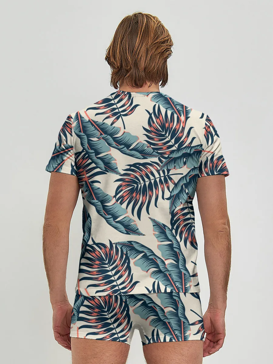 Мужские трусы с футболкой / Тихие тропики