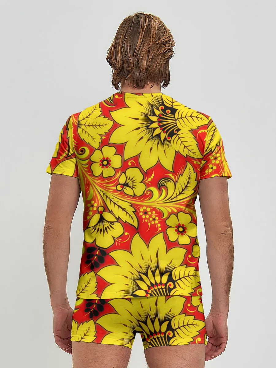 Мужские трусы с футболкой / Хохлома