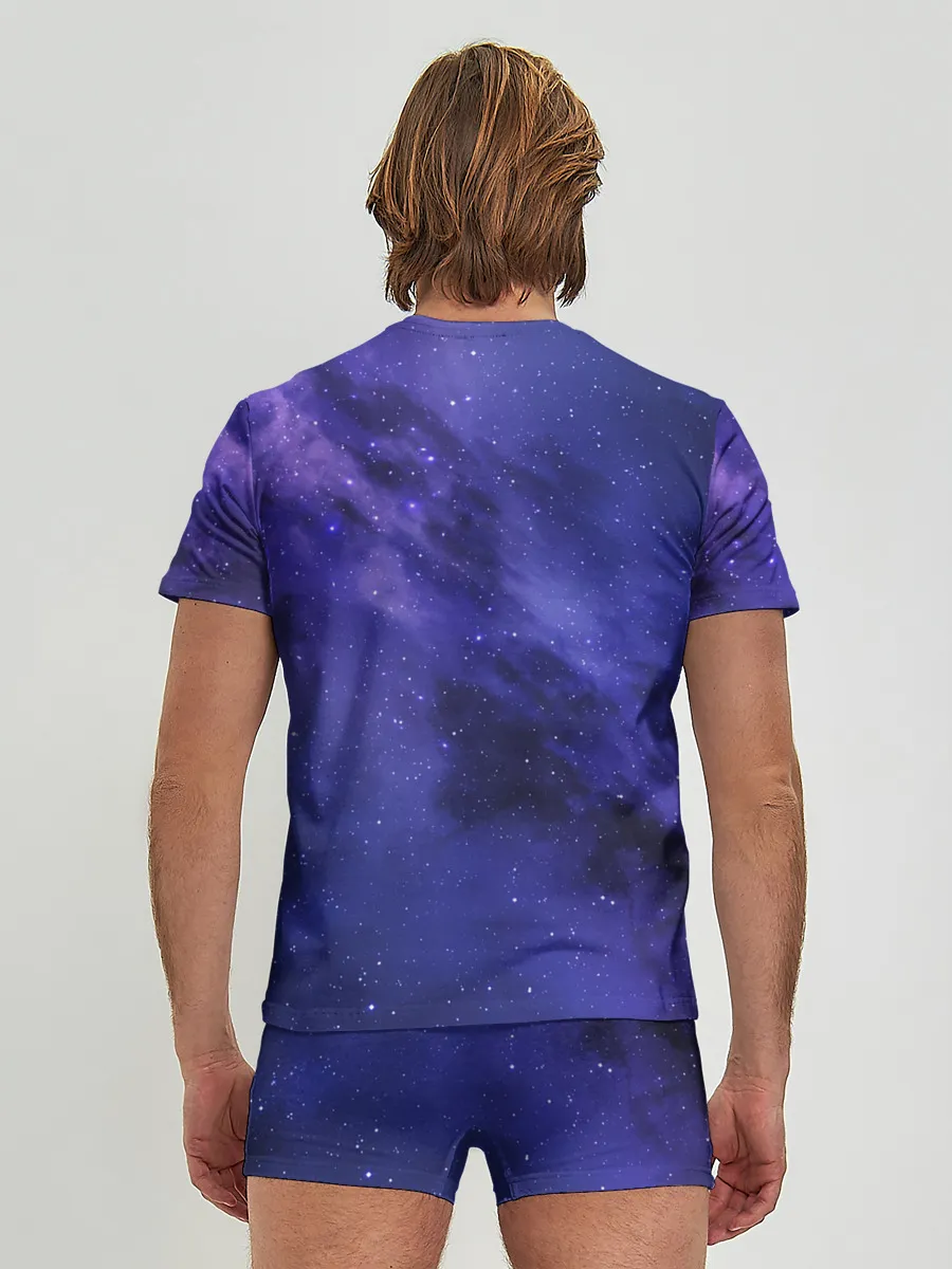 Мужские трусы с футболкой / Космос