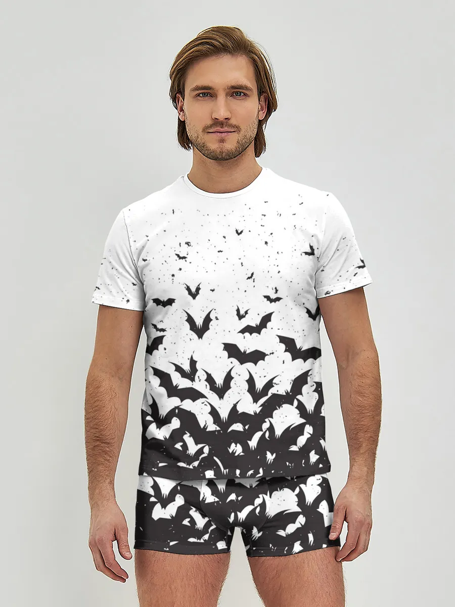 Мужские трусы с футболкой / Летучие мыши