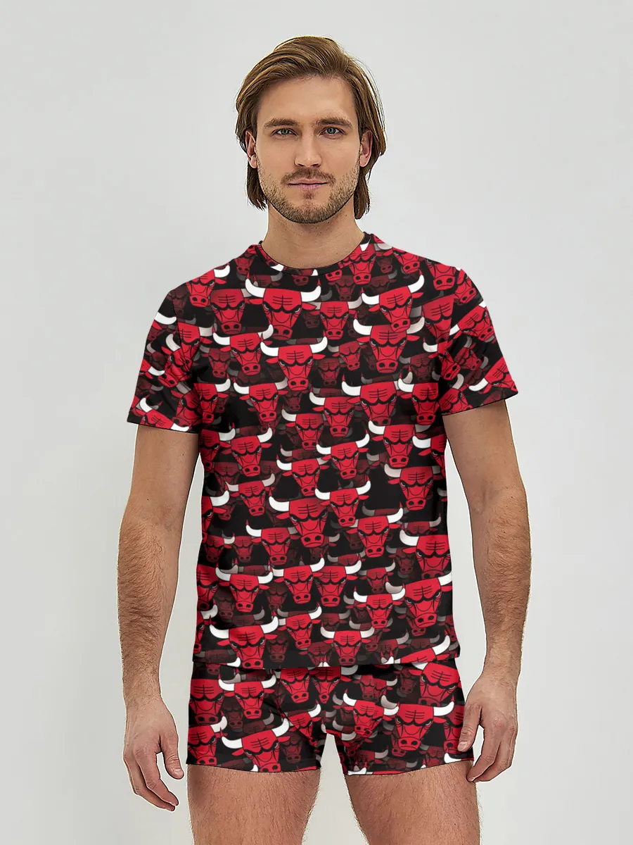 Мужские трусы с футболкой / Быки Chicago Bulls