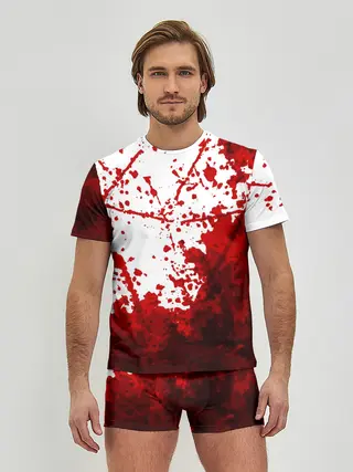 Мужские трусы с футболкой / HALLOWEEN BLOOD