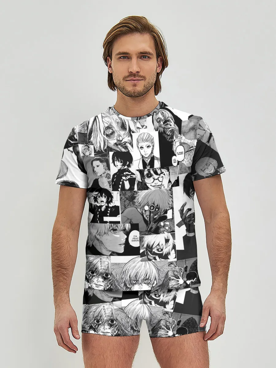 Мужские трусы с футболкой / Токийский гуль