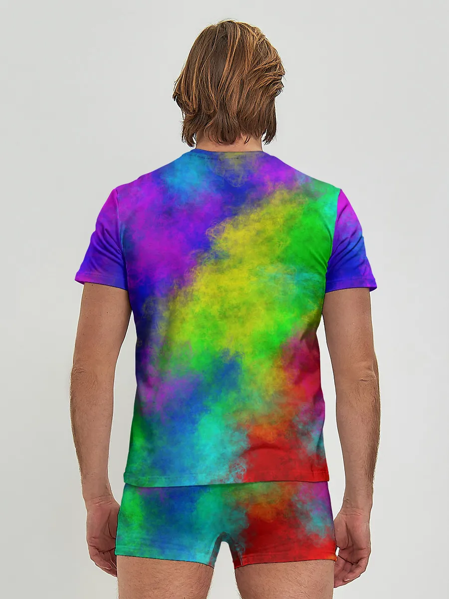 Мужские трусы с футболкой / Multicolored