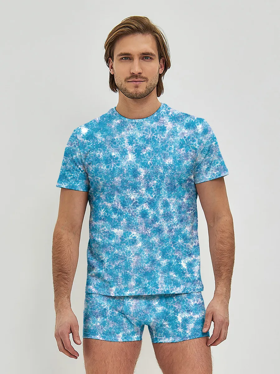 Мужские трусы с футболкой / Изморозь