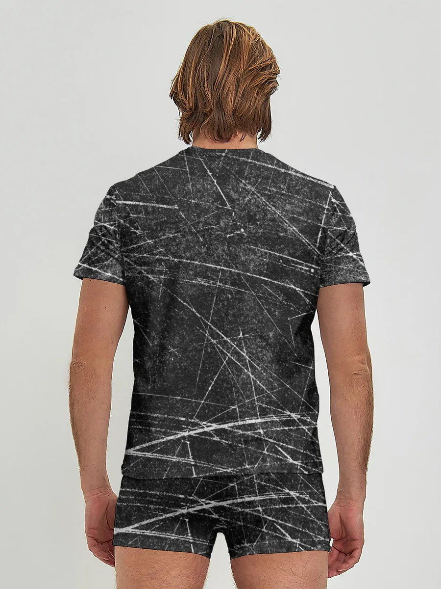 Мужские трусы с футболкой / Царапины