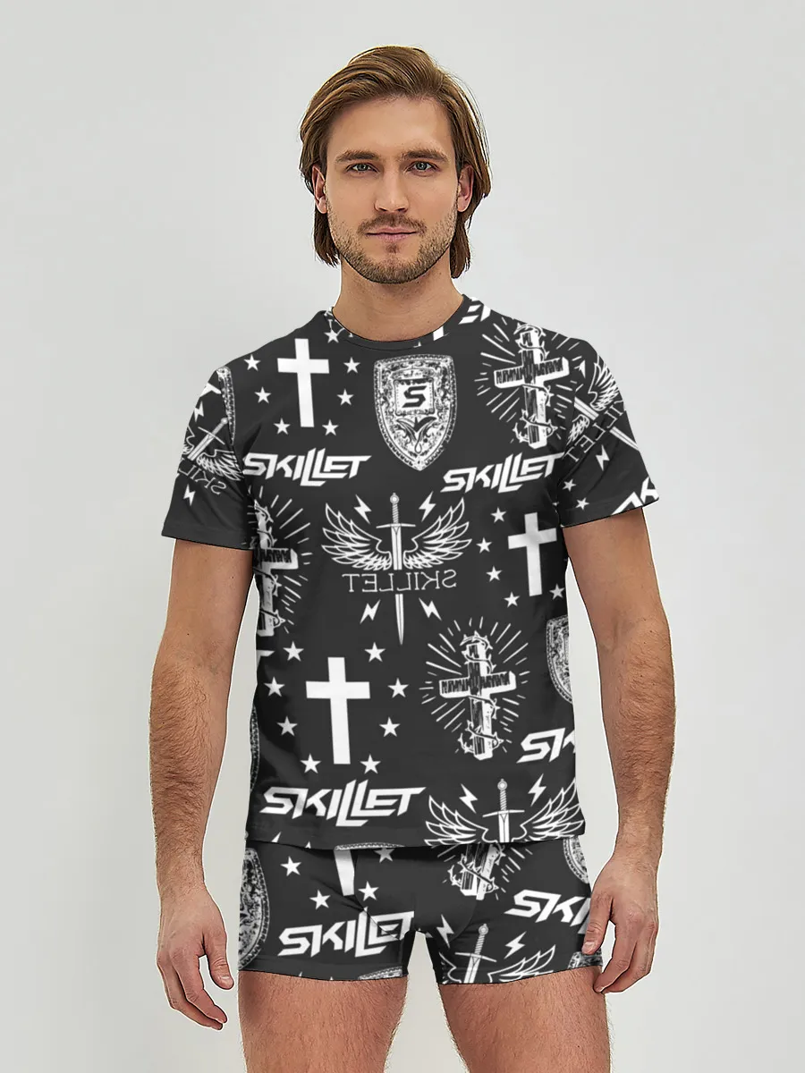 Мужские трусы с футболкой / SKILLET