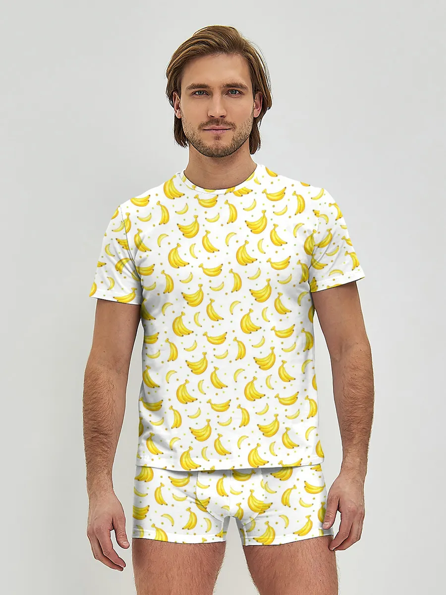 Мужские трусы с футболкой / Банановый рай