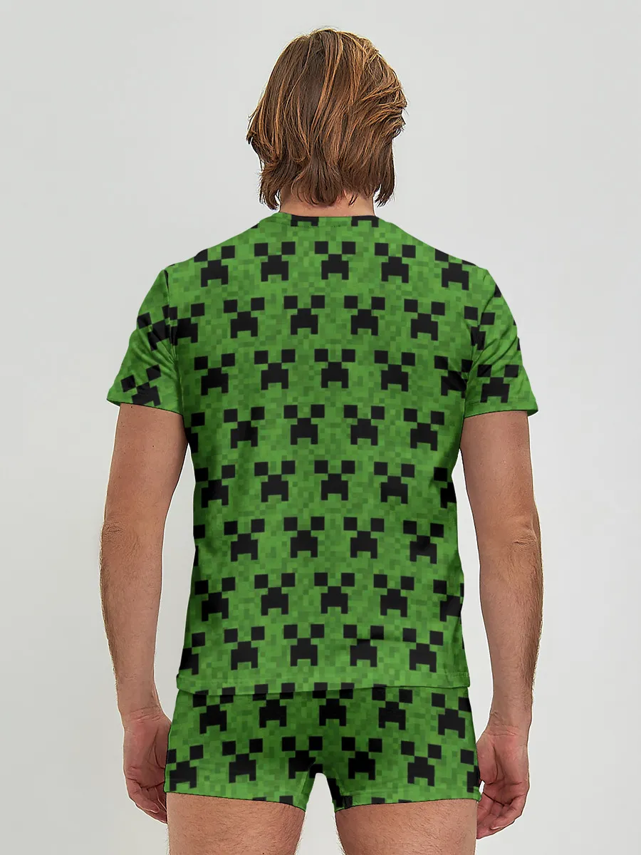 Мужские трусы с футболкой / Minecraft
