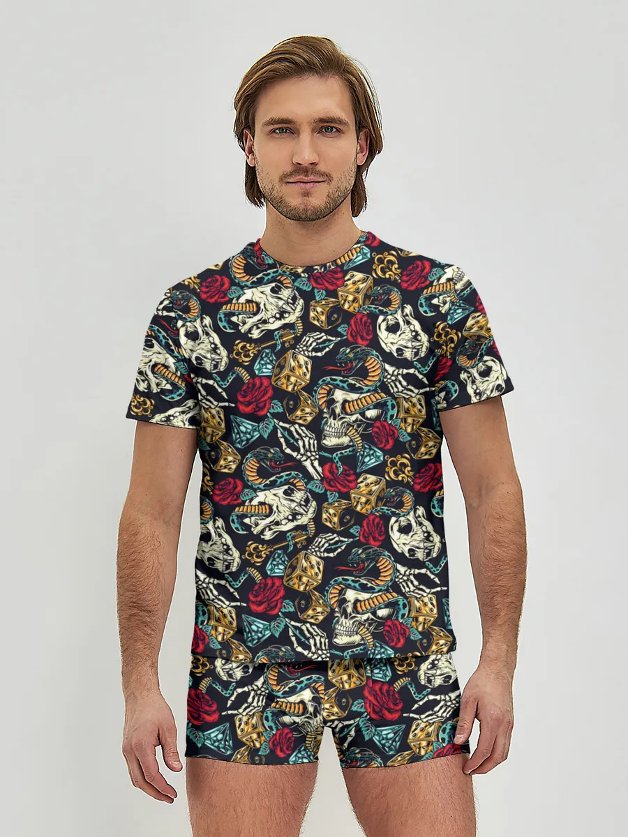 Мужские трусы с футболкой / Hardcore tattoo