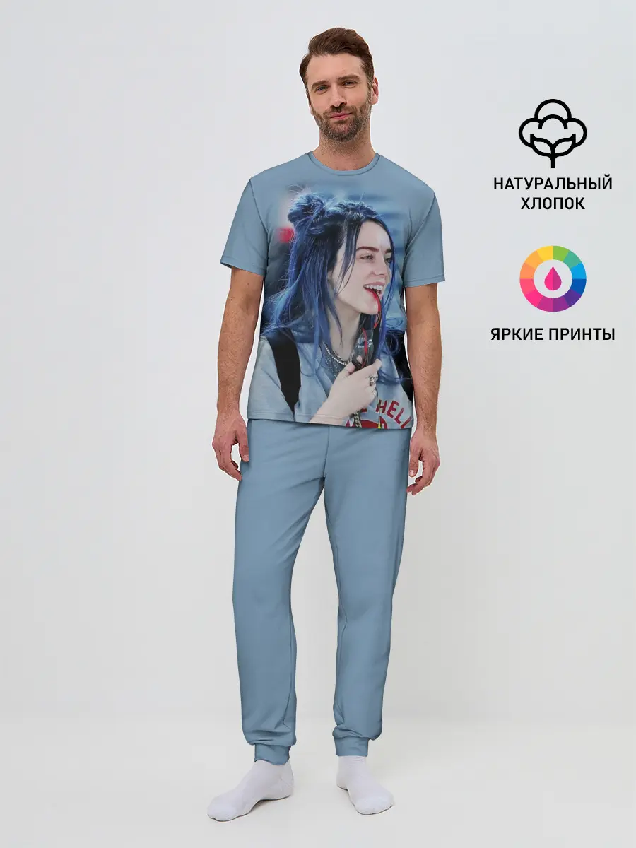 Мужская пижама с брюками / BILLIE EILISH
