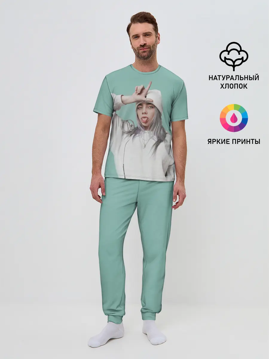 Мужская пижама с брюками / BILLIE EILISH