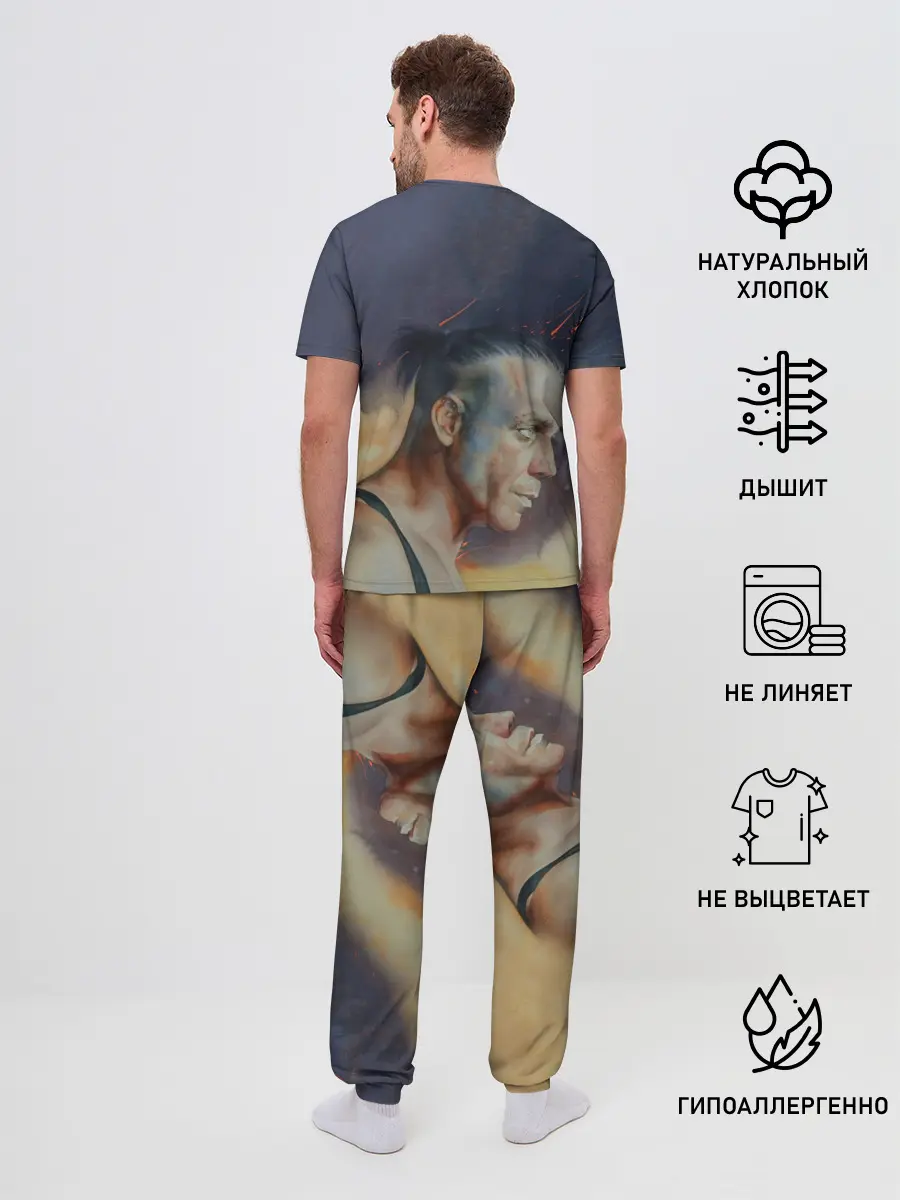 Мужская пижама с брюками / Rammstein