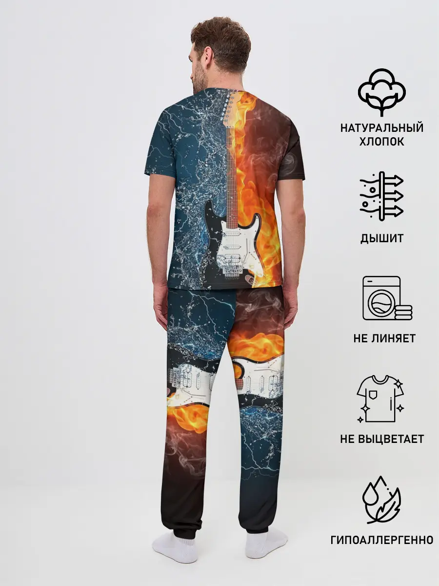 Мужская пижама с брюками / Metallica