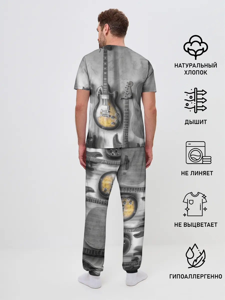 Мужская пижама с брюками / Metallica