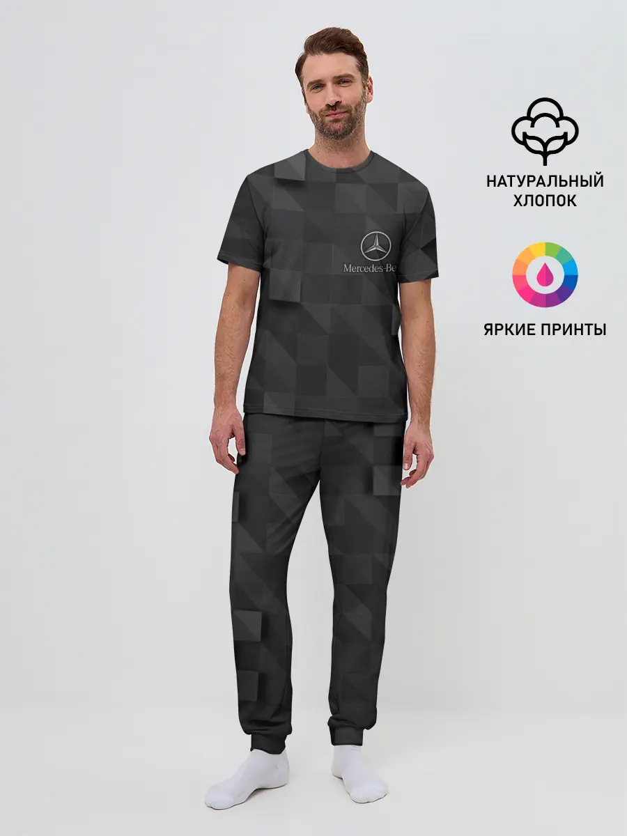 Мужская пижама с брюками / Mercedes