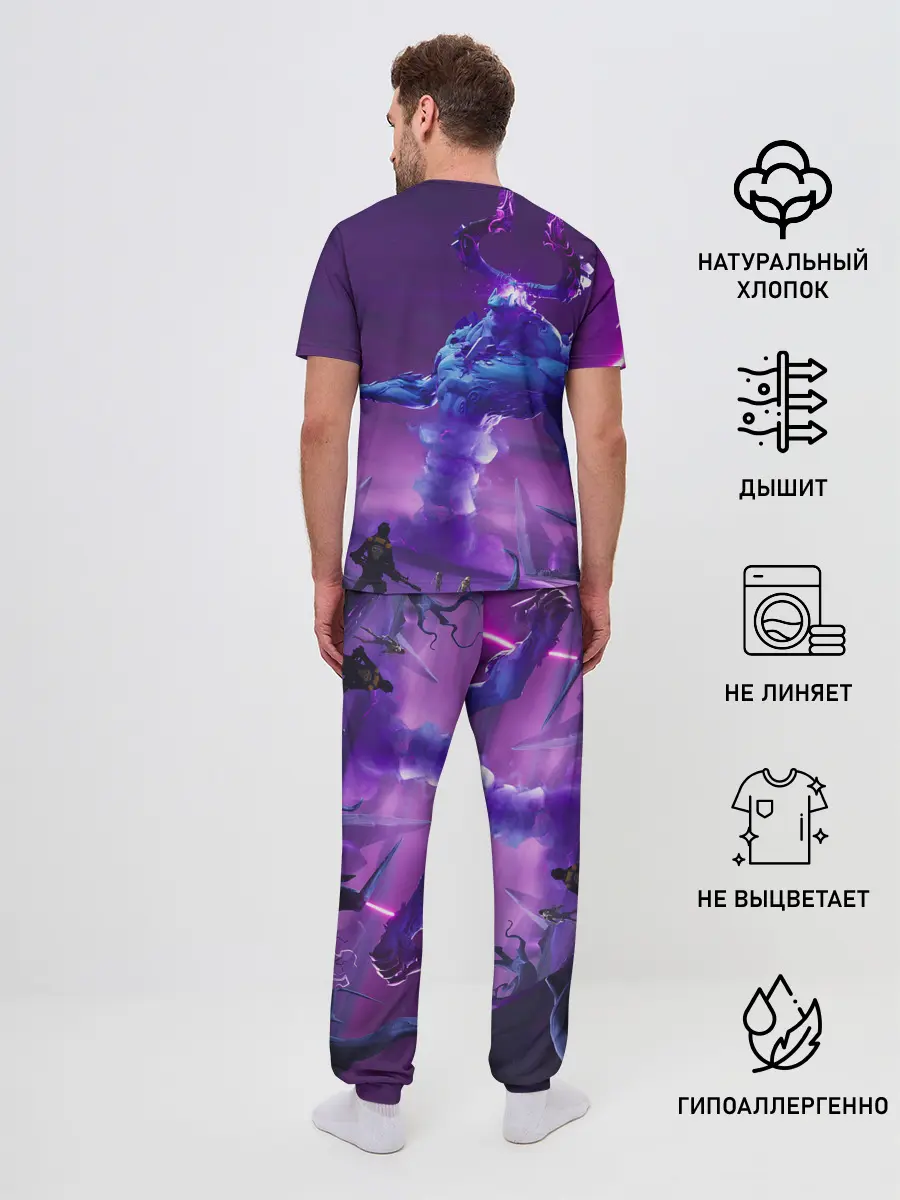 Мужская пижама с брюками / Fortnite