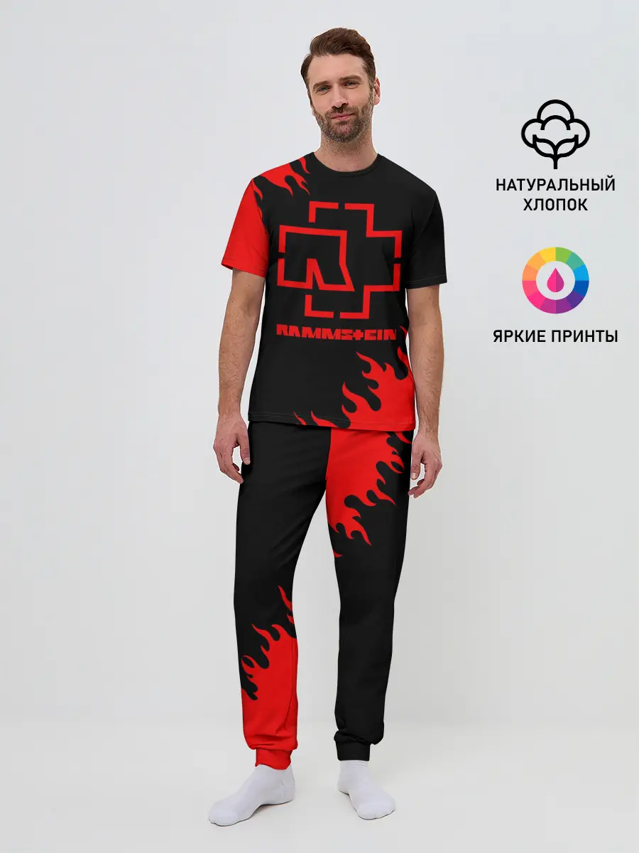 Мужская пижама с брюками / RAMMSTEIN