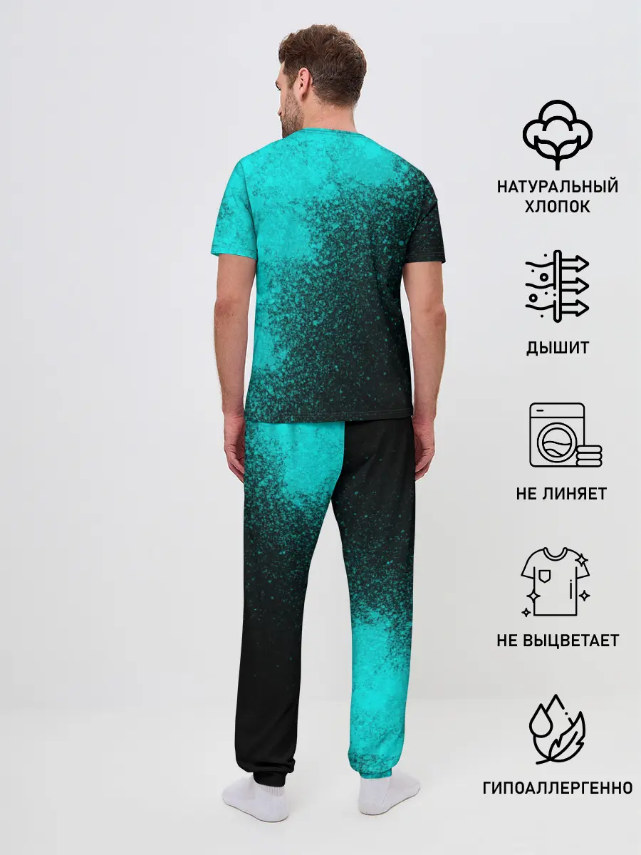 Мужская пижама с брюками / Sally face