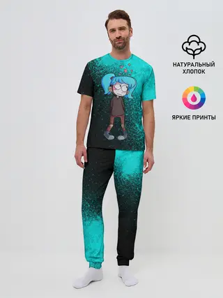 Мужская пижама с брюками / Sally face