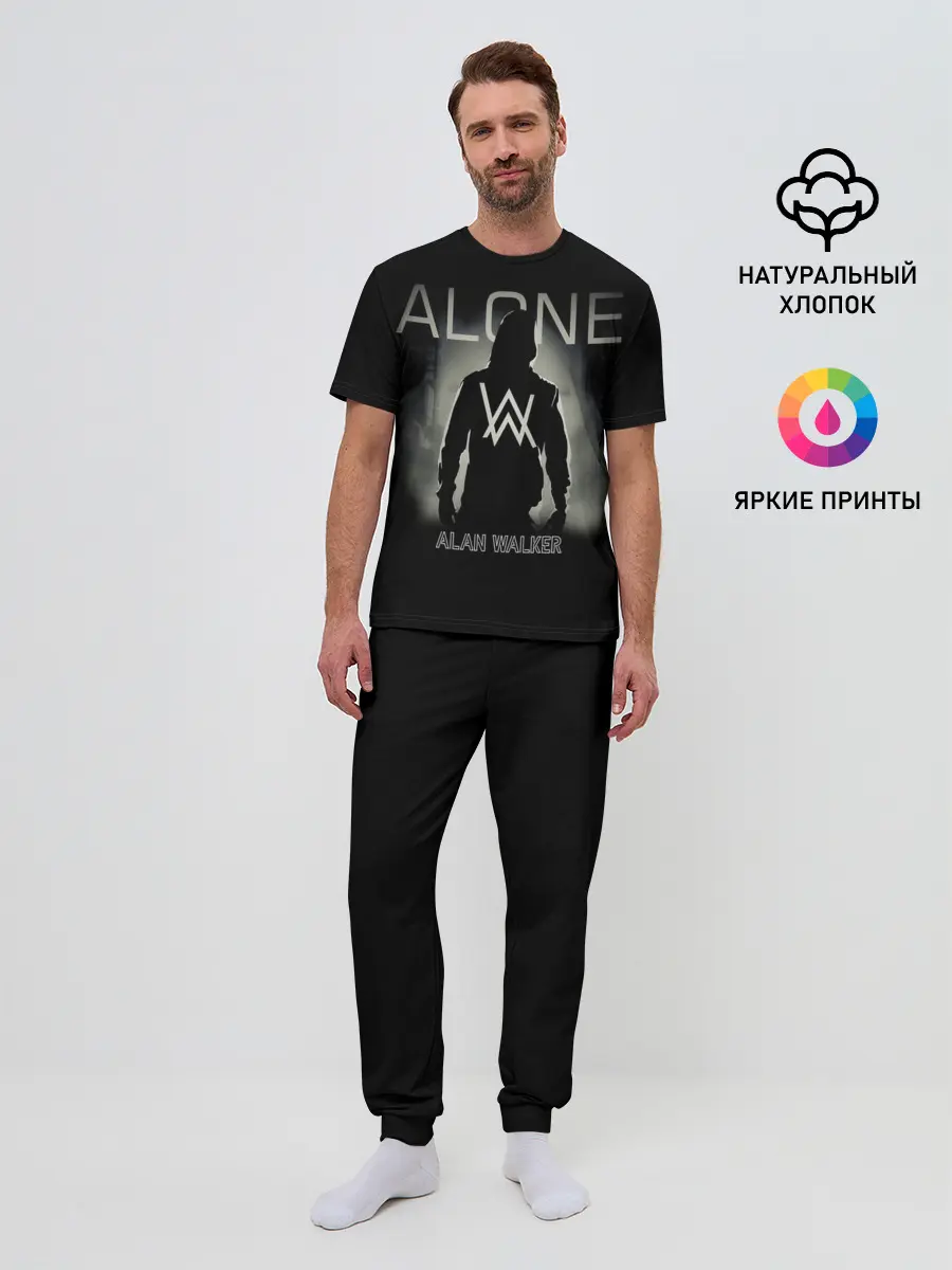 Мужская пижама с брюками / Alan Walker