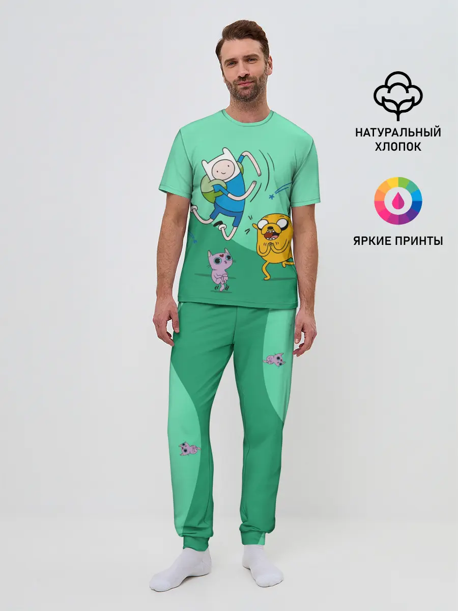 Мужская пижама с брюками / Flex