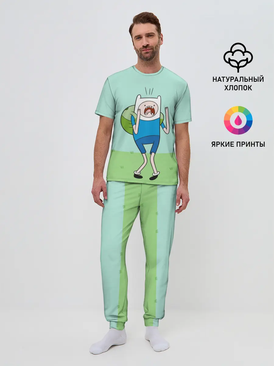 Мужская пижама с брюками / Finn