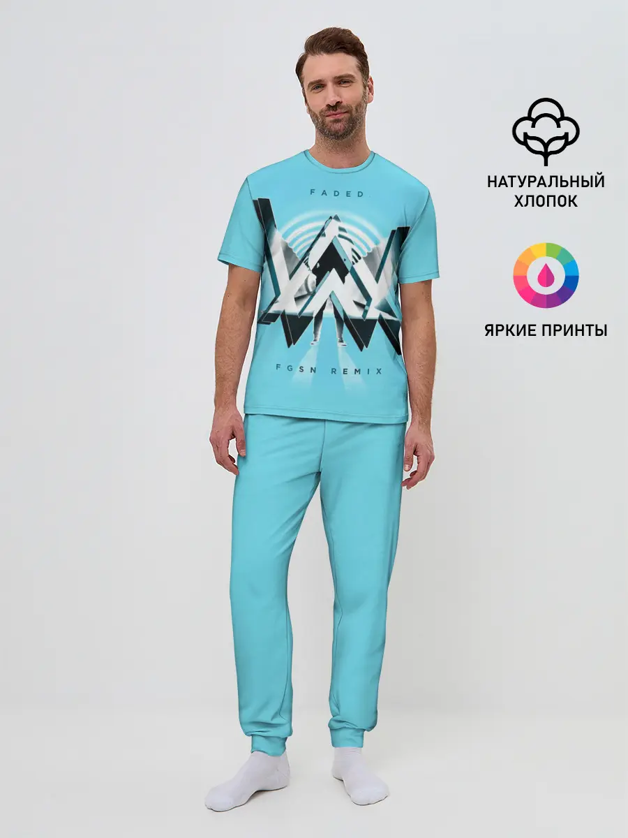 Мужская пижама с брюками / Alan Walker