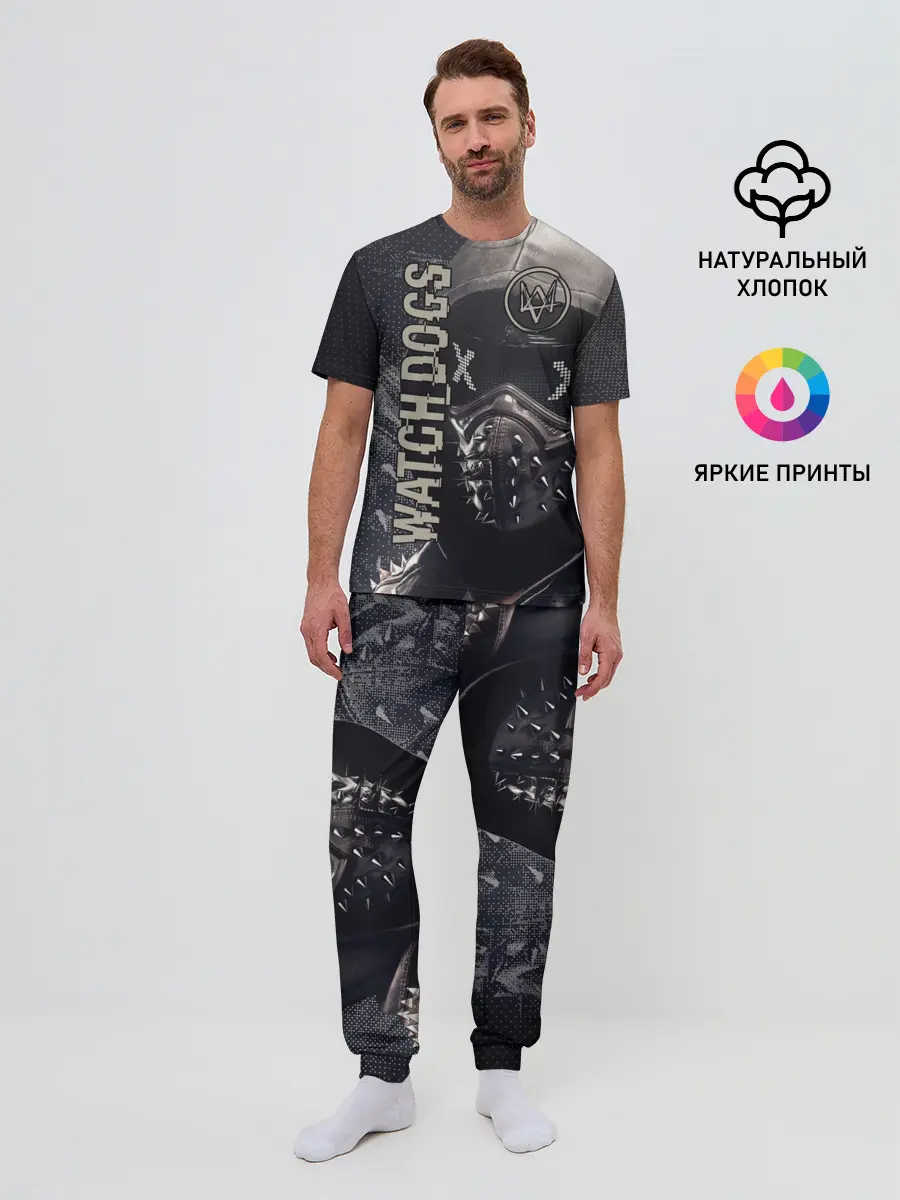Мужская пижама с брюками / WATCH DOGS
