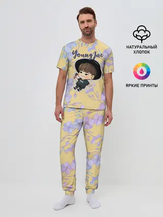 Мужская пижама с брюками / YoungJae