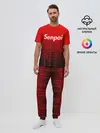 Мужская пижама с брюками / SENPAI MATRIX RED