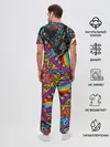 Мужская пижама с брюками / психоделика