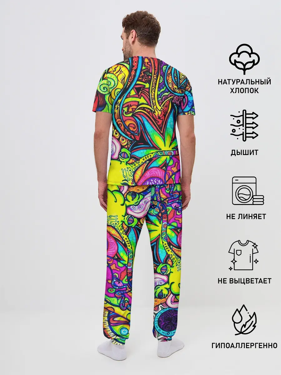 Мужская пижама с брюками / ABSTRACTION PSY