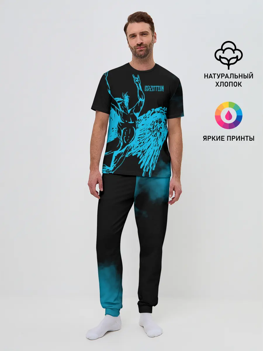 Мужская пижама с брюками / Led Zeppelin