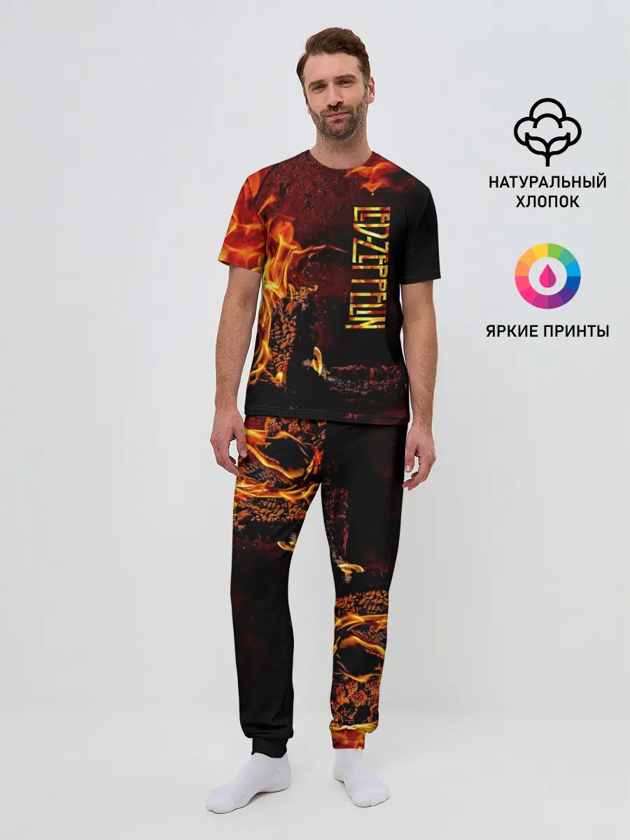 Мужская пижама с брюками / Led Zeppelin