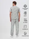 Мужская пижама с брюками / Техно Геометрия