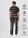 Мужская пижама с брюками / American Flag Camo