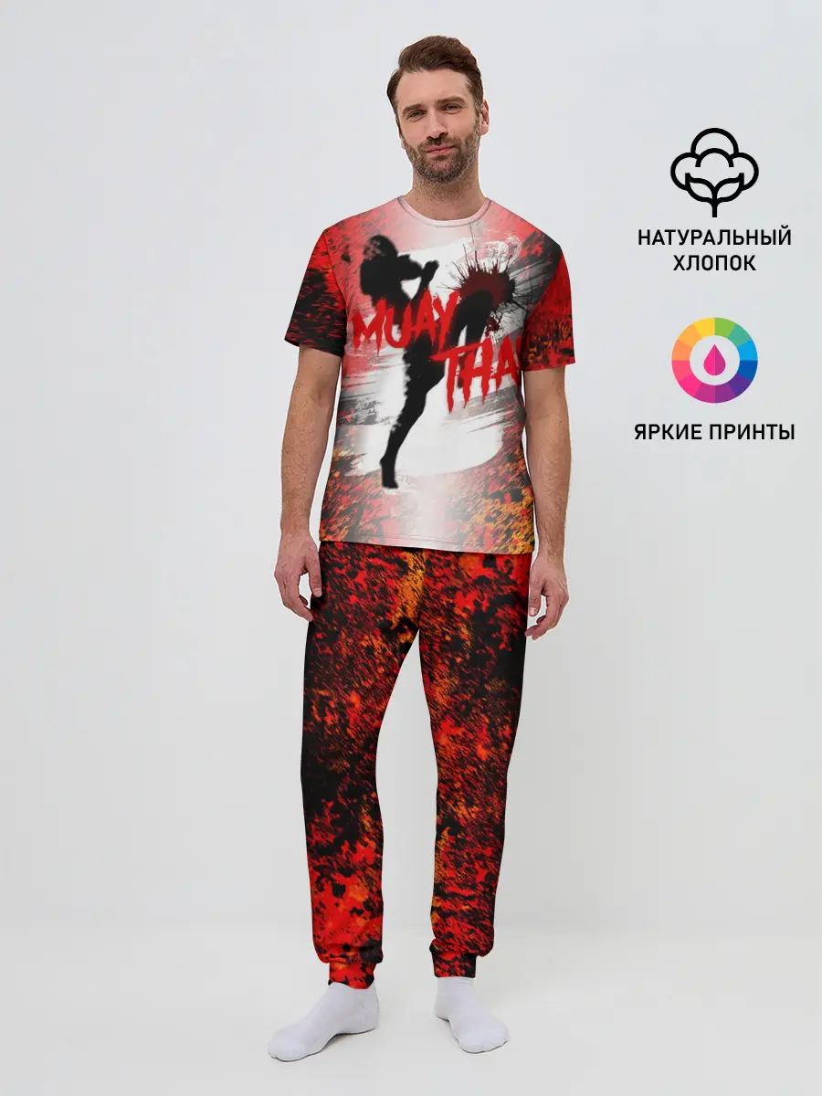 Мужская пижама с брюками / Muay Thai