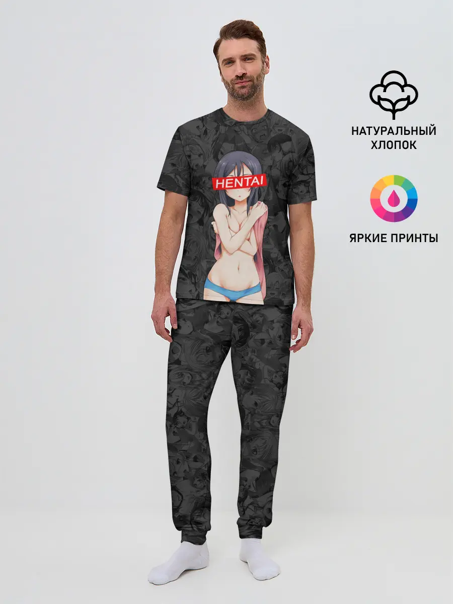 Мужская пижама с брюками / Японская анимация