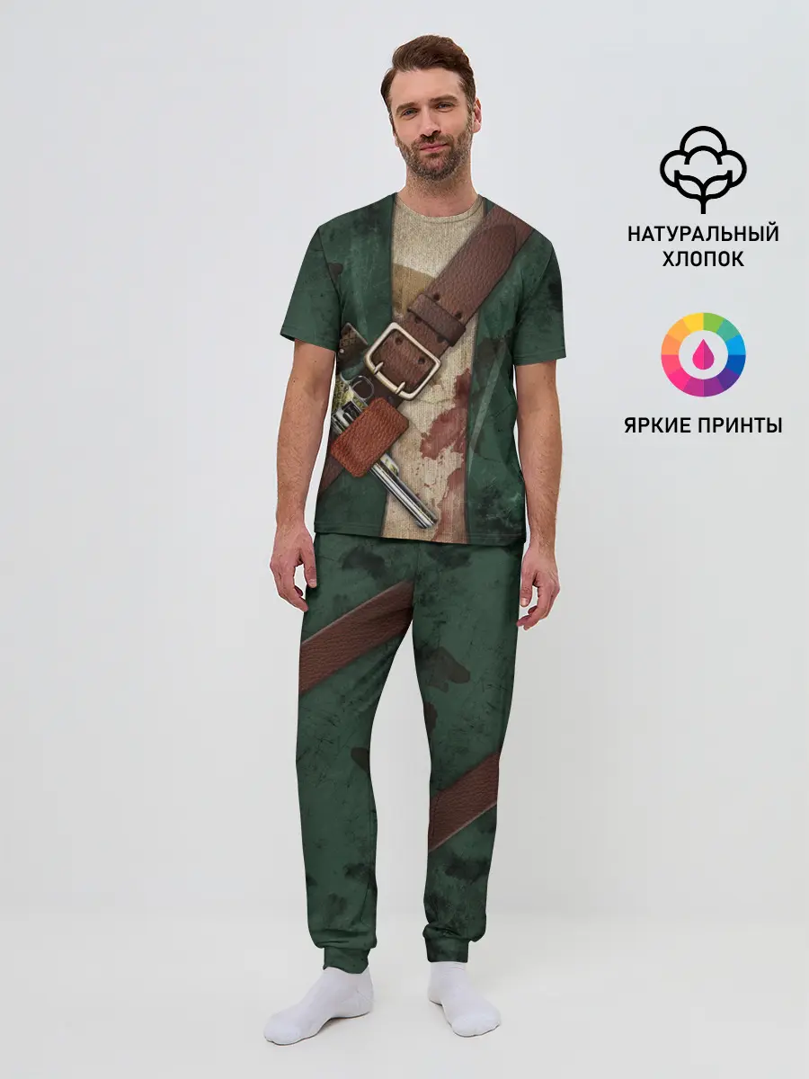 Мужская пижама с брюками / Пират