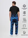 Мужская пижама с брюками / Синий Огонь